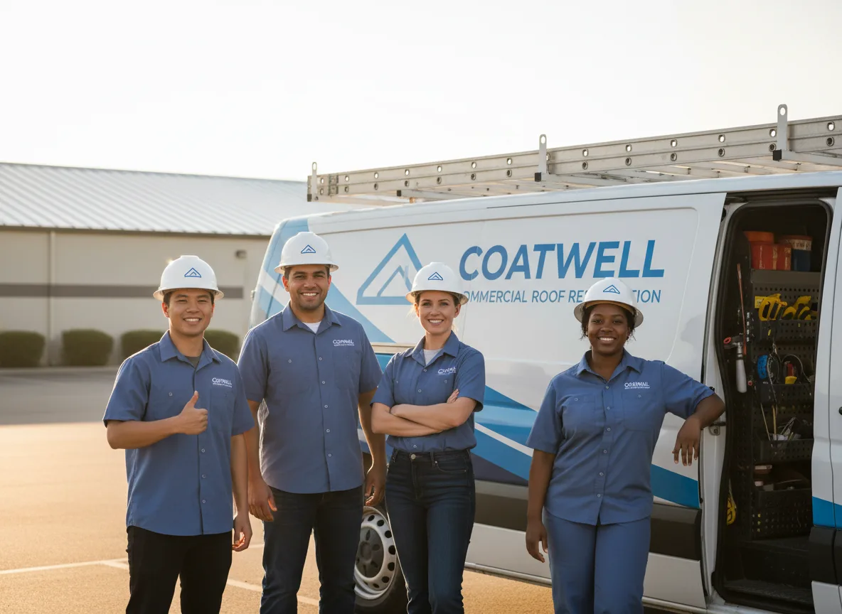 Commercial roof coating company in Harvel, IL